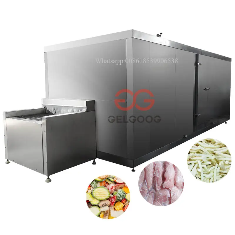 Factory Price Individual Iqf Fast Freezing Meat Liquid Nitrogen Quick Freezing Machine