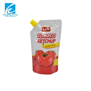 Stampa personalizzata di Plastica di Pomodoro Ketchup Sacchetto di Imballaggio Stand Up Salsa di Peperoncino Rosso Sacchetto di Imballaggio Con Beccuccio - Product Image 2