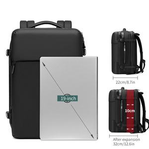 Large Capacity Expandable 19-Inch Laptop Backpack Smart <strong>Carry</strong> Handle Custom Lock USB Charging Port Display Travel <strong>Bag</strong> - Product Image 2