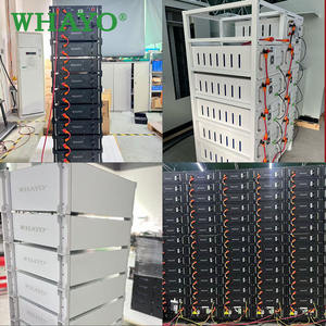 Kompak 20kWh 30kWh 50kWh 60kWh rak baterai Lithium tegangan tinggi untuk penyimpanan tenaga surya perumahan dan cadangan energi pintar - Product Image 5