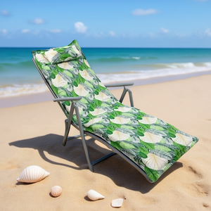 Tappetino da Spiaggia in Cotone Intrecciato TUMBONA 55X180CMX4CM-6 con Spugna per Cuscini e Guanciali - Product Image 2