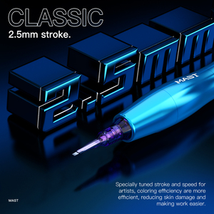 Dragonhawk Mast P20 Coreless Motor Stroke 2,5mm Máquina de tatuaje inalámbrica con dos baterías - Product Image 5