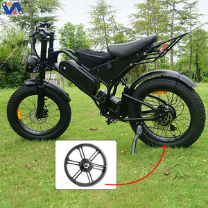 NUEVA IMAGEN 20 pulgadas Fat Bike 48V 500W <span class=keywords><strong>Rueda</strong></span> de motor para motor OUXI V80 500W con enchufe NEGRO en el reemplazo del lado izquierdo - Product Image 2