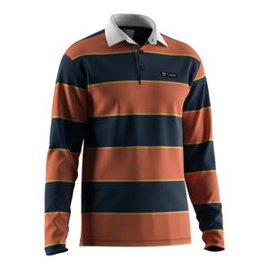 เสื้อโปโลแขนยาวผู้ชายป้องกันริ้วรอย ผสานความทนทาน ความสบาย และความสง่างามอย่างง่ายดาย เสื้อโปโลรักบี้ - Product Image 4