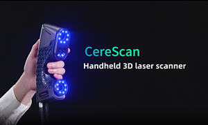 ماسح ضوئي ليزر ثلاثي الأبعاد عالي الجودة لصب السيارات بدقة واجهة USB لون فضي أسود في المخزون - Product Image 2