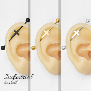 Khuyên Tai Bằng Thé<span class=keywords><strong>p</strong></span> Không <span class=keywords><strong>G</strong></span>ỉ 14G Mẫu Miễn Phí Thời Trang Khuyên Tai Dạng Thanh Công Nghiệ<span class=keywords><strong>p</strong></span> Khuyên Mũi Tên Với Dịch Vụ Tùy Chỉnh - Product Image 3