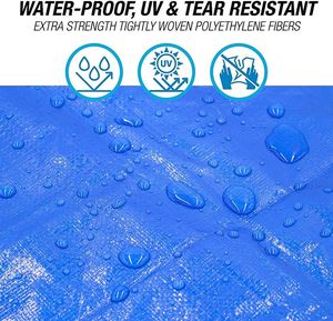 Bâche en PE enduit, épaisse, sur mesure, isolante thermiquement, imperméable, résistante à l'abrasion, installation rapide, couverture - Product Image 3