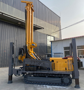 2025 nouveau produit automatique 100m-400m pompe de puits d'eau plate-forme de forage sur chenilles 400m équipement de forage automatique 220V vente de moteur - Product Image 6