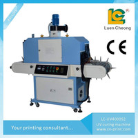 Nouvelle machine de polymérisation UV semi-automatique LC pour bouteilles de vin, fûts cylindriques, convoyeur en acier inoxydable, réglage flexible de la lumière, 4 kW