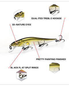 Swim Jerkbaits Life-like Jacka swimbait esche da pesca cane Walking plastica Jerk Bait Jerkbait sospensione hardbait - Product Image 3