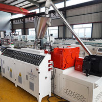 Machine d'extrusion à double vis pour gaine de câblage en PVC, profilé de gestion des câbles électriques, barre profilée, film de paille de filament