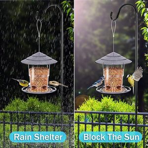 Mangeoires à oiseaux suspendues à l'extérieur faciles à nettoyer et à remplir pour jardin arrière-cour - Product Image 2