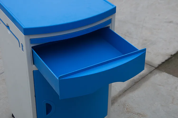 SL-803 Hospital Furniture ABS Bedside Locker With Shoe Rack Cabinet Furniture
