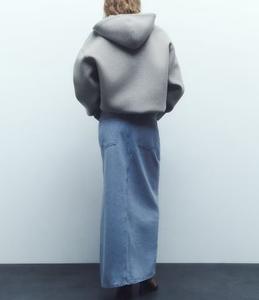 Sudadera con Capucha HG88 para Mujer, Talla Grande, 100% Algodón, con Logotipo Personalizado en la Parte Delantera, Tejida, para Otoño/Invierno - Product Image 5