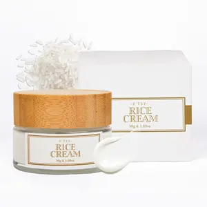 Miglior crema idratante per viso bianco riso nero personalizzato Top vendita Dubai crema per il viso sbiancante per Unisex