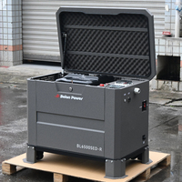 Générateur portable à essence de 5 kW, générateur tri-fuel à faible bruit, générateur double carburant pour la maison, ATS monophasé, triphasé, double alimentation