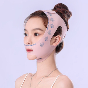 Ademend kaaklijn oefenapparaat voor liftend en verstevigend effect, voorkomt verslapping, luxe cadeau voor vrouwen, V-lijn kin gezichtsband masker - Product Image 1