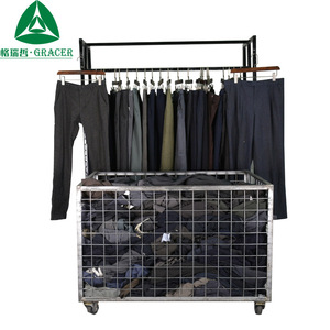 Pantalones de traje Greeze para hombre, 100% poliéster, de estambre, corte ajustado, informales, para hombres jóvenes con detección de agujas - Product Image 2