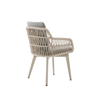 Sillas de Comedor Uland Moren, Nuevo Diseño, Muebles de Aluminio y Cuerda para Balcón y Jardín, Silla de Cuerda - Product Image 2