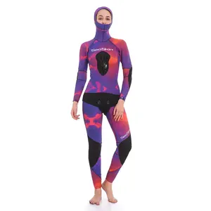 Factory Custom 5mm Women's Neoprene Yamamoto 3mm Camo Diving Suit Plus Size Spearfishing Wetsuit