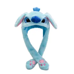 Hàn Quốc Bunny Hat Với Bơm Không Khí Và Di Chuyển Tai Sang Trọng Đáng Yêu Mềm Thỏ Hoạt Hình Cap Sang Trọng Dễ Thương Cap Làm Vui Mũ