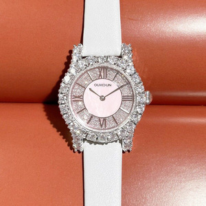 Reloj de cuarzo impermeable de lujo para mujer Sensación de gama alta Diamantes completos Diseño exclusivo - Product Image 5