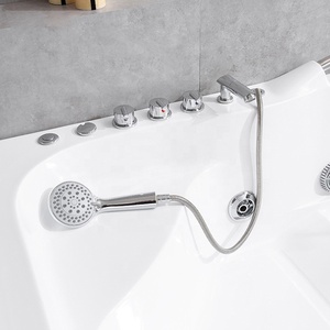 Goedkope Prijs Twee Personen Hoek Whirlpool Comfortabele Badkuip Acryl Massage Badkuip
