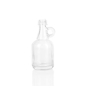 50ml 2oz Mini bouteille en verre de vin de spiritueux avec couvercle en métal et couvercle à poignée - Product Image 6