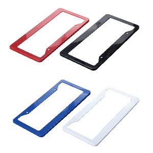 Plastic License Plate <b>Frame</b> 31x16Cm <b>Clamp</b> Type General Use With Custom Logo Printing Available - Product Image 1