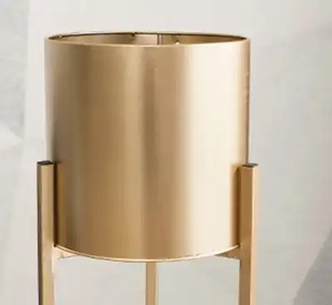 Vente chaude Or Stand Présentoir Extérieur Jardinière En Métal Fer <span class=keywords><strong>Doré</strong></span> Plante Rack Intérieur <span class=keywords><strong>Pot</strong></span> De Fleur Pour Jardin Maison Avec <span class=keywords><strong>Pot</strong></span> - Product Image 6
