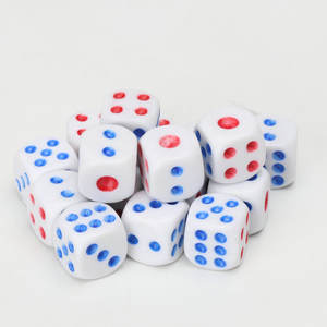 יצרן סיטונאי רונה מותאם אישית ייחודי לוגו קזינו שולחן בידור משחקים מתגלגל 6 צדדי קוביות סט dnd קוביות אקריליק - Product Image 6