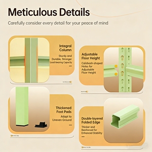 Scaffale Espositivo in Metallo a 5 Ripiani Multiuso per Garage e Ripostiglio con Ripiani in <span class=keywords><strong>Acciaio</strong></span> Regolabili - Product Image 3