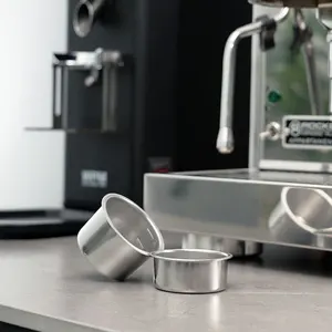 Macchina da caffè all'ingrosso 38mm cestello filtrante in acciaio inossidabile a strato singolo ciotola per caffè in polvere