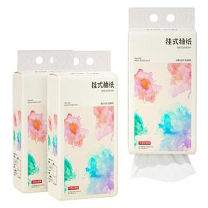 Toptan lüks 4-Ply hava yastığı kabartma sihirli doku doğal odun hamuru asılı doku - Product Image 6
