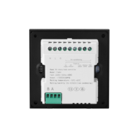 Termostato Cuadrado 3 en 1 TUYA Zigbee WiFi para Aire Acondicionado Central, Calefacción por Suelo Radiante y Aire Fresco, con Perilla Giratoria y Pantalla a Color