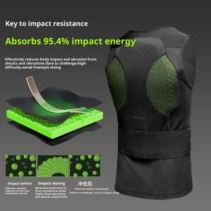 Gilet de <span class=keywords><strong>protection</strong></span> pour le <span class=keywords><strong>ski</strong></span> de sport pour adultes certifié CE avec ceinture de taille réglable, anti-chute, respirant, absorbant les chocs, <span class=keywords><strong>protection</strong></span> de la <span class=keywords><strong>colonne</strong></span> <span class=keywords><strong>vertébrale</strong></span> et du dos - Product Image 5