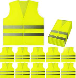 Gilet di Sicurezza Riflettente ad Alta Visibilità 120g/M2 per Costruzioni, Lavori Stradali <span class=keywords><strong>e</strong></span> Sicurezza - Product Image 5