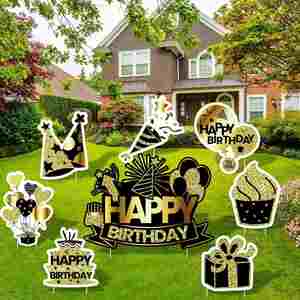 Cute Cartoon <b>Custom</b> Waterproof UV Resistant Yard Sign Vibrant Color for Kids Toddler Birthday Party Lawn Yard Decor - Product Image 6