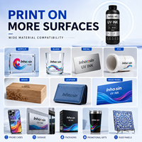 UV LED untuk I3200-U1 XP600 DX5 1L CMYKW Varnish untuk Printer Flatbed UV Pencetakan Digital Grosir