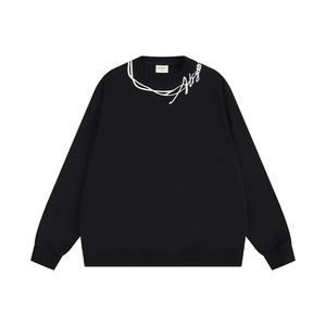 T-shirt à manches longues <span class=keywords><strong>pour</strong></span> hommes d'âge <span class=keywords><strong>moyen</strong></span>, nouveau sweat-shirt à col rond automne-hiver 2026, haut <span class=keywords><strong>en</strong></span> velours haut de gamme <span class=keywords><strong>pour</strong></span> hommes - Product Image 3