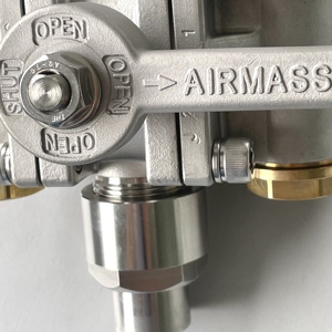 Válvulas de Bola Manuales de Acero Inoxidable de 1/2 Pulgada y 3 Vías para Control de Flujo de Aire en Tuberías de Troncal, DQS25B D, DQS25B de Acero Inoxidable - Product Image 2