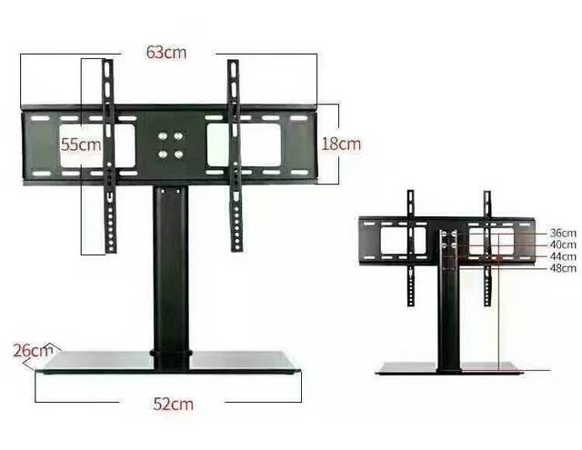 37"-55" Inches Universal Fixed Bracket TV Wall Mount Height Quality TV Omnipotent Base 60KG Loading Capacity VESA 600*400