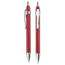 Aluminium Ballpoint <b>Pen</b> in Candle <b>Red</b> Color - Product Image 2