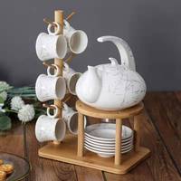 Ensemble de 15 tasses à café en céramique, marbré, porcelaine, nouveau produit
