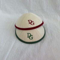 Vente en gros de Kippot/Yarmulke en sergé de coton imprimé personnalisé, écologiques, bonnets religieux juifs, couvre-chefs cérémoniels (tous types)