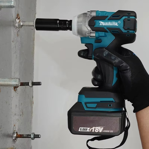 Outil à percussion sans fil de haute qualité <span class=keywords><strong>18V</strong></span> sans balais, 3 vitesses, 280Nm, couple élevé, clé à chocs, rotation inverse, mode d'arrêt automatique - Product Image 6