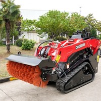 Mini Skid Steer Loader Mesin Diesel Premium D1105 dengan Sistem Hidrolik Penuh, Pompa Rotary Tiller & Motor - Efisiensi Tinggi