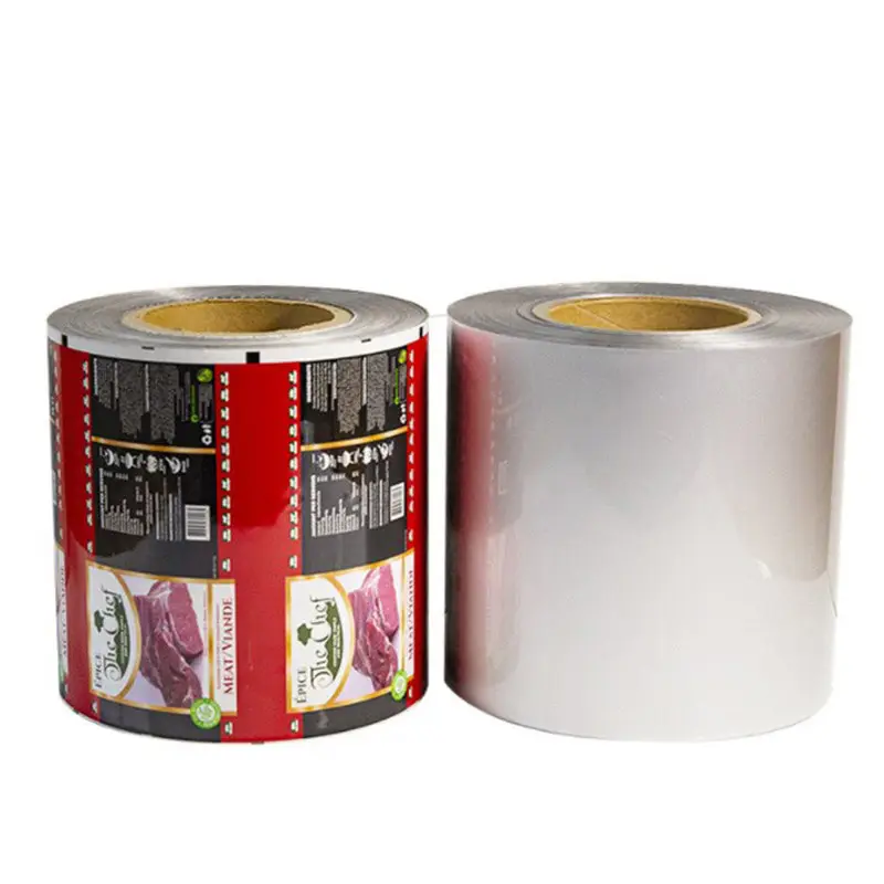 Custom print bopp aluminium foil laminated film roll heat sealable plastic materials food rollstock flexible packaging film