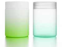 Bocaux en plastique HDPE de 8 oz, 10 oz, 15 oz avec couvercle à vis et cuillère doseuse pour poudre et bonbons gélifiés