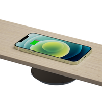 Chargeur sans fil invisible à charge rapide 10W OEM ODM pour comptoir de cuisine, table de lecture, protection OTP et OVP pour téléphones mobiles
